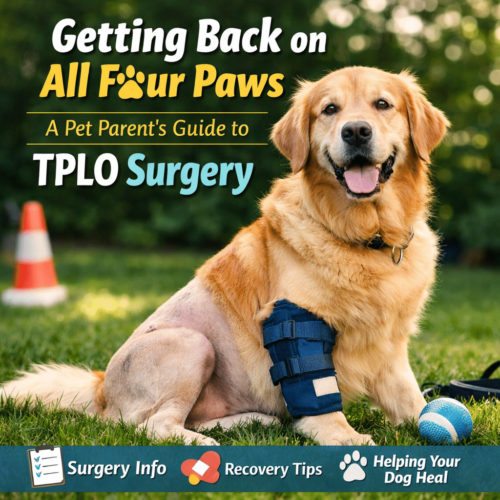 Getting Back on All Four Paws: A Pet Parent's Guide to TPLO Surgery