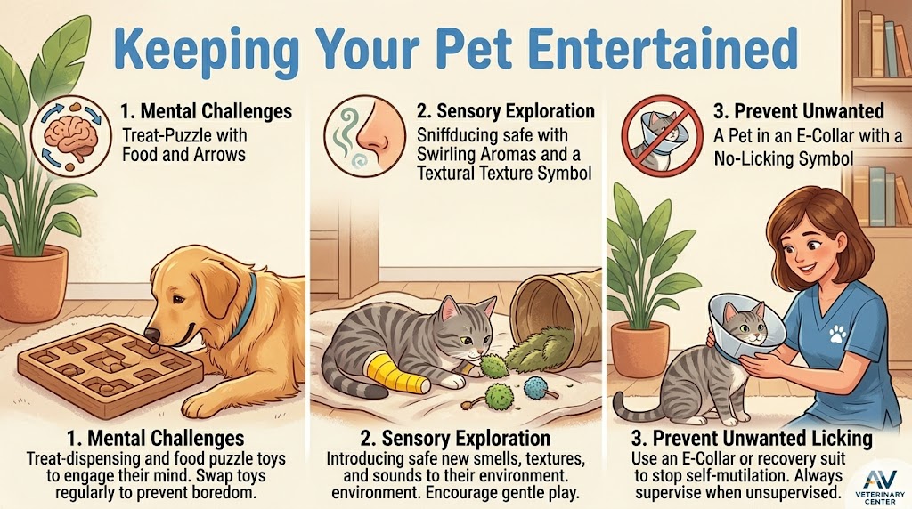The Cast Care Chronicles: Your Complete Guide to Managing Your Pet’s Splint or Cast Keeping Your Pet Entertained