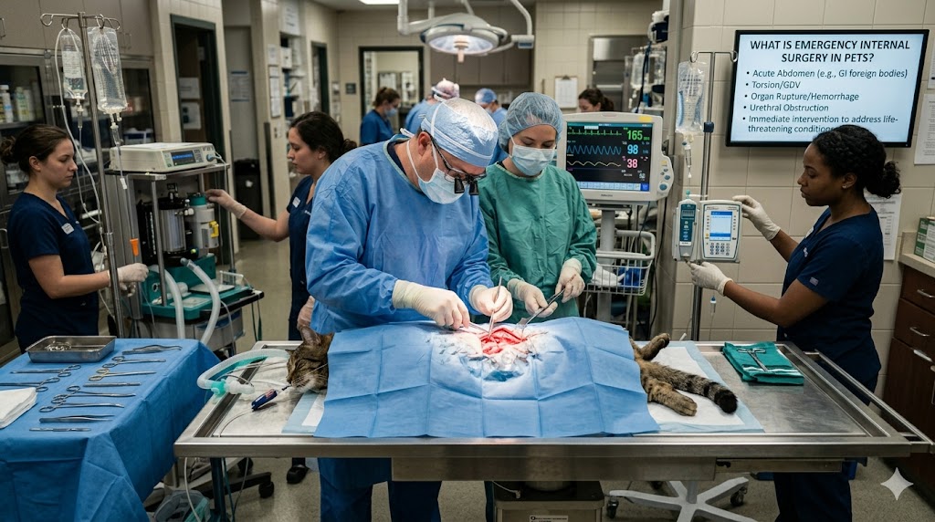 Emergency Internal Surgery: Symptoms That Require Immediate Action What Is Emergency Internal Surgery in Pets?