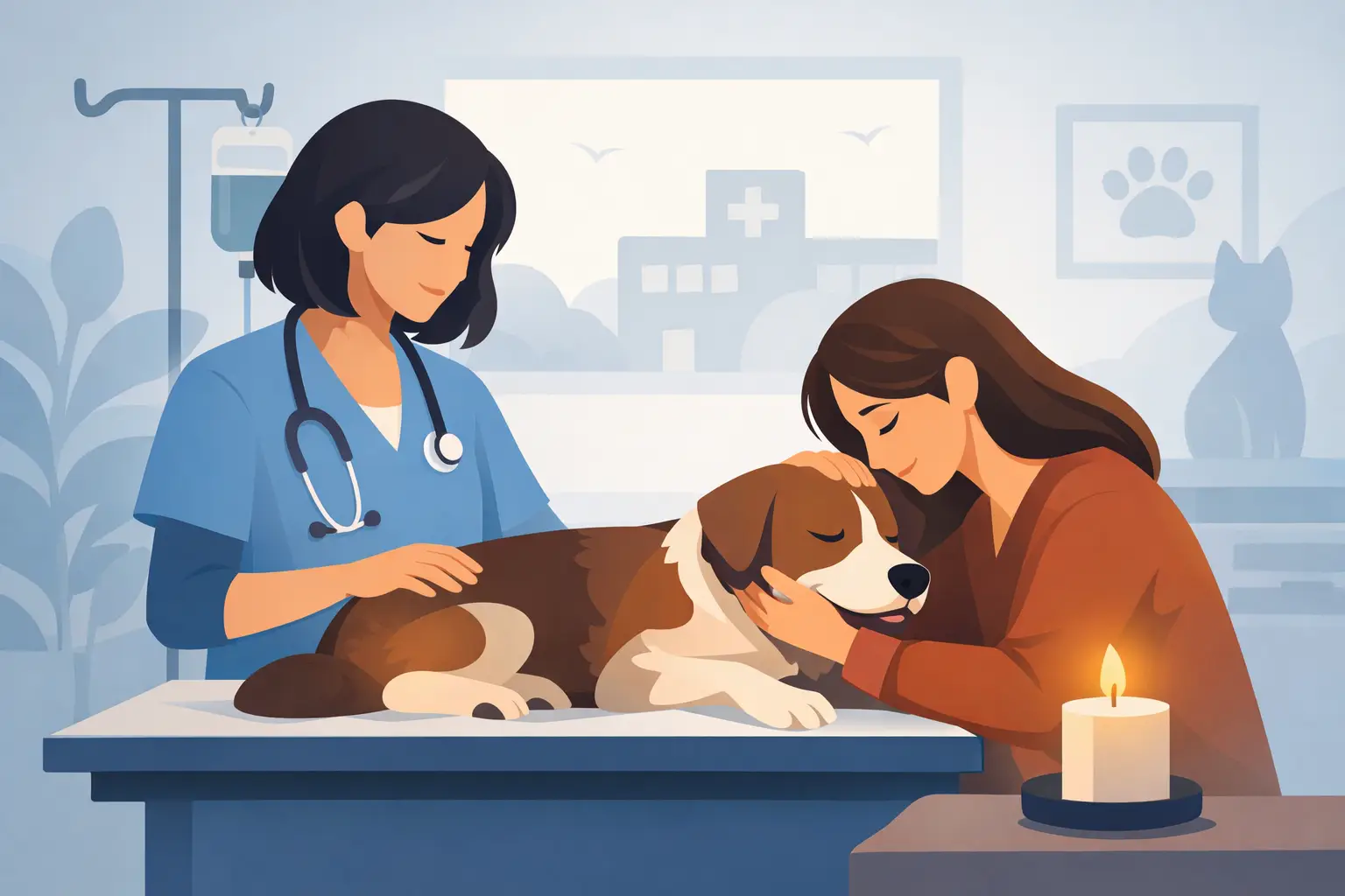 Pet Euthanasia at the Veterinary Hospital
