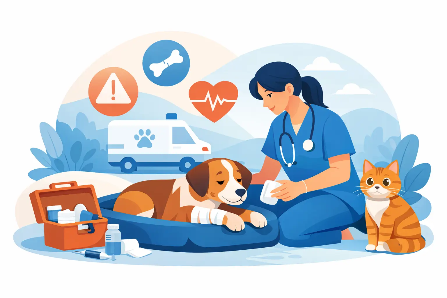 Trauma Management in Pets: What to Do First