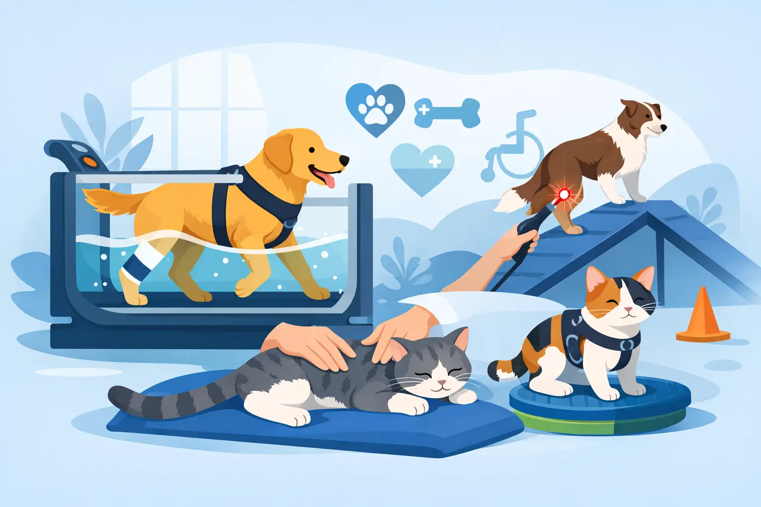 Pet Rehabilitation: Helping Dogs and Cats Heal